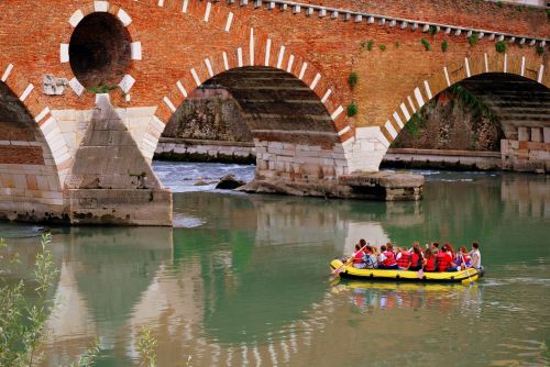 inflatable row stone bridge