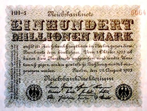 inflationsgeld 1923 berlin