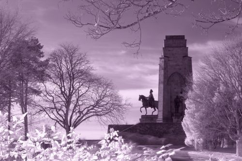 infrared filter monument hohensyburg