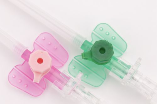 infusion needles green