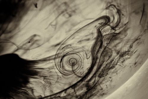 ink abstract water