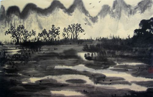 ink the scenery sketch