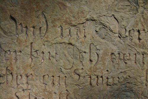 inscription font old
