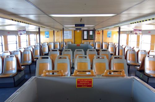inside ferry ship