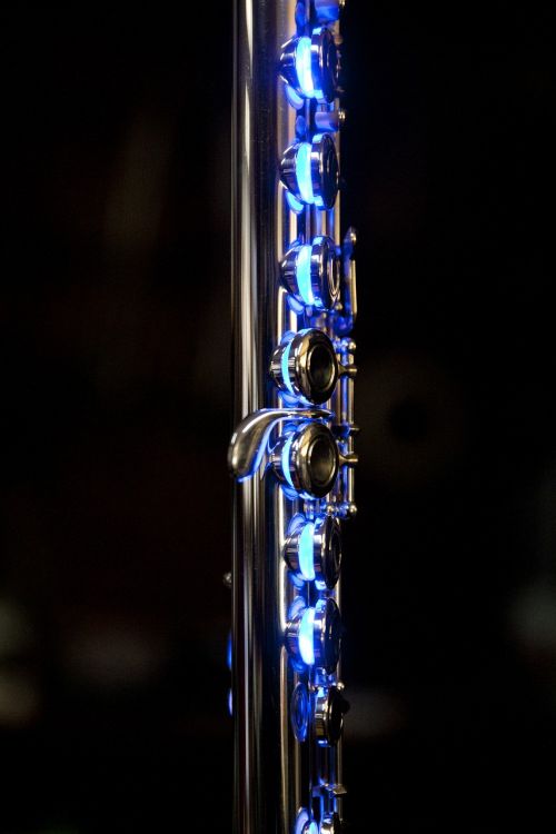instrument flute blue lighting equipment