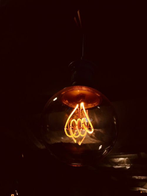insubstantial lamp illuminated