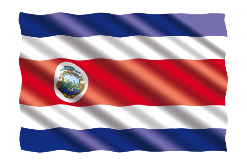 international flag costa rica