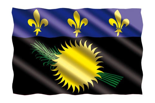 international flag guadeloupe
