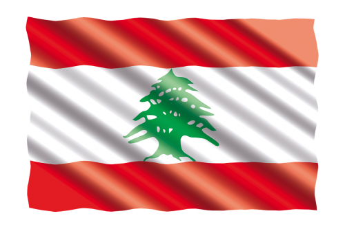 international flag lebanon