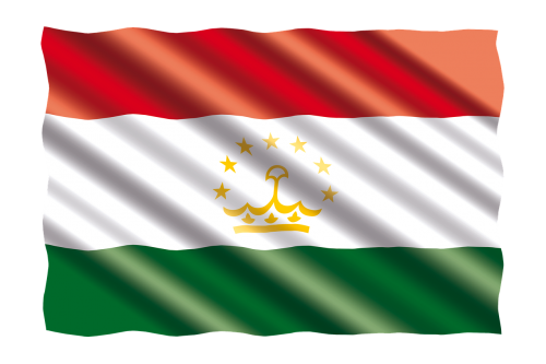international flag tajikistan