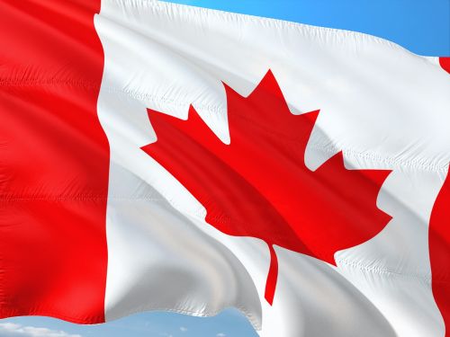 international flag canada