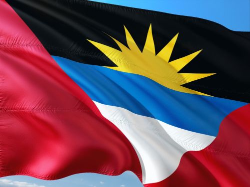 international flag antigua-and-barbuda
