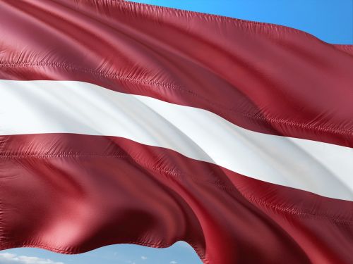 international flag latvia