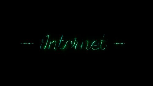 internet neon green