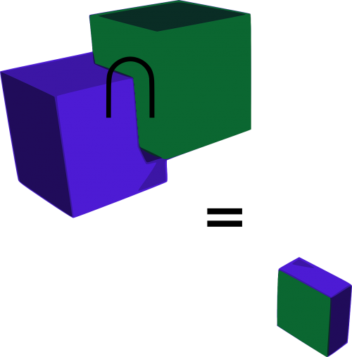 intersection cubes geometry