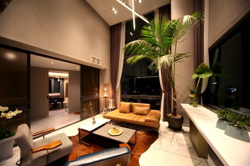 into exclusive waiting room interior luxury interior
