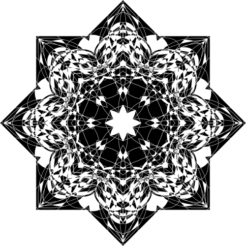 inverse abstract black