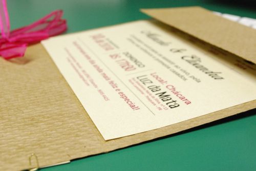 invitation paper custom