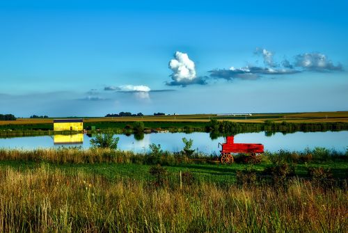 iowa landscape sky