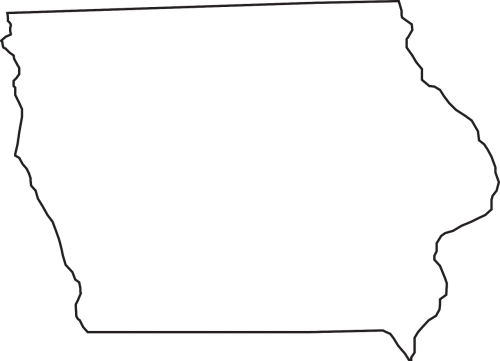 iowa map geography