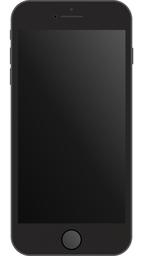 iphone black smartphone