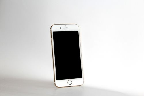 iphone 6s white mobile phone