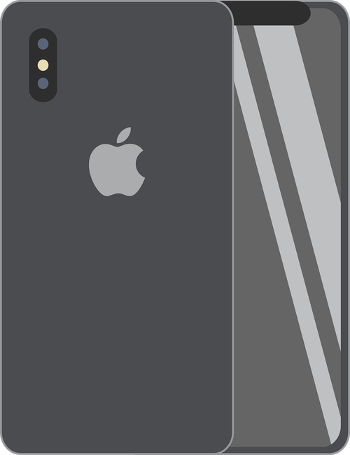 iphone x  vector image  iphone