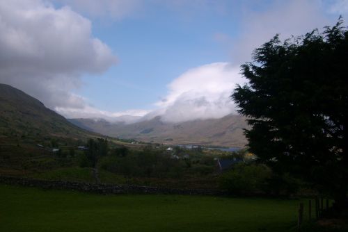 ireland sky meadow