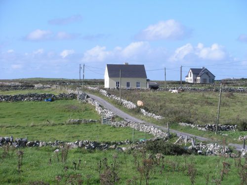 ireland farmland landscape