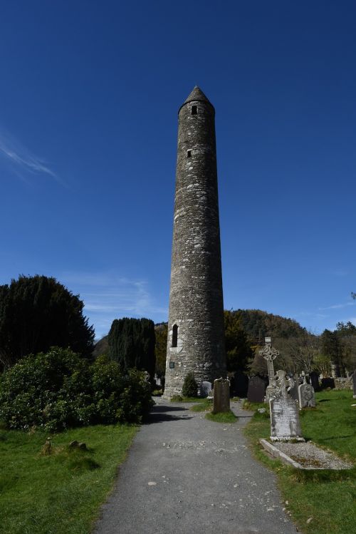 ireland glendalough tower