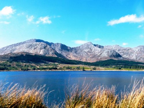 ireland mountains lake