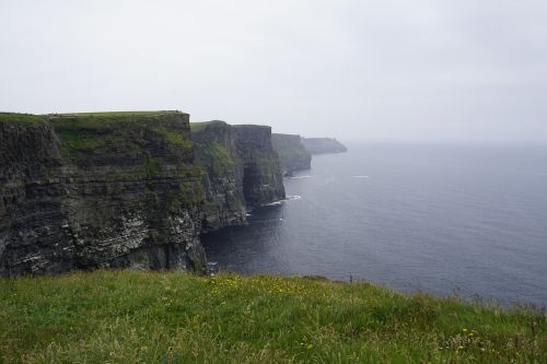 ireland cliff sea