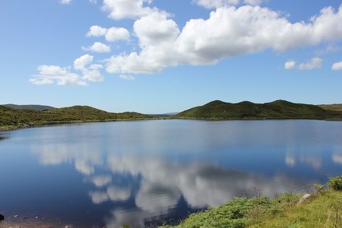 ireland  lake  mirroring