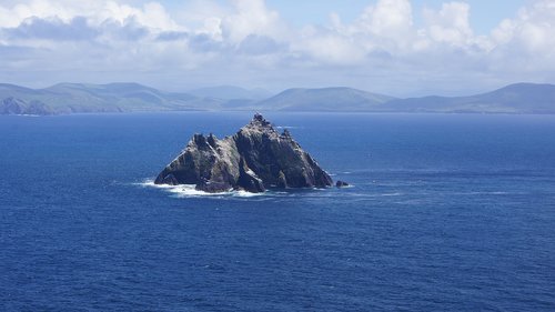ireland  little skellig  a view of the