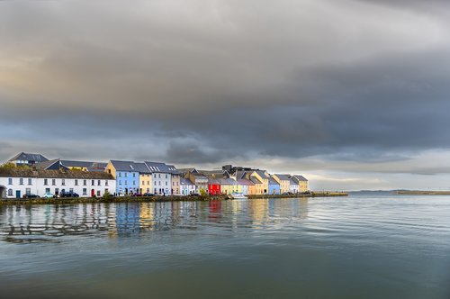 ireland  sunset  colorful