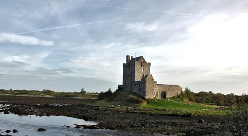 ireland  castle  lake