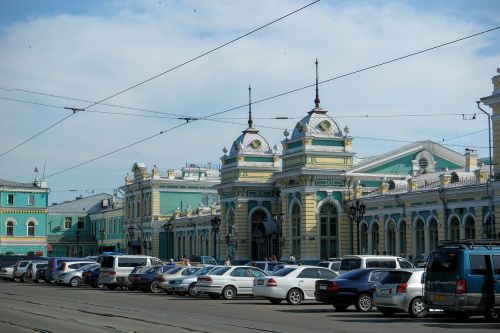 irkutsk railway station russia