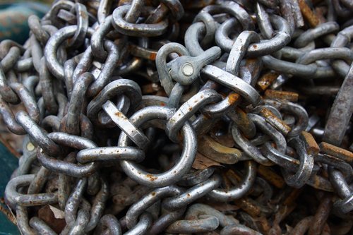 iron  chain  steel