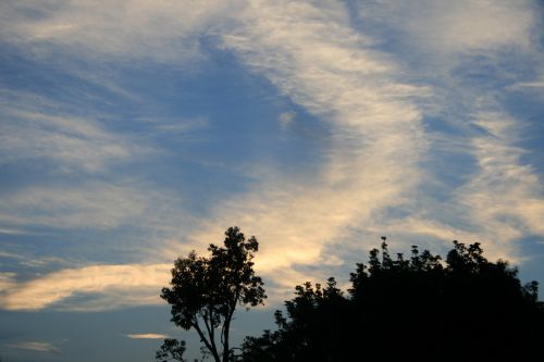 Iridescent Cloud Swirl