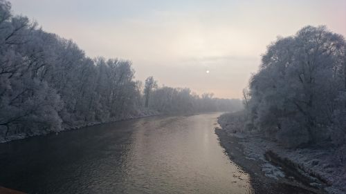 isar winter landscape