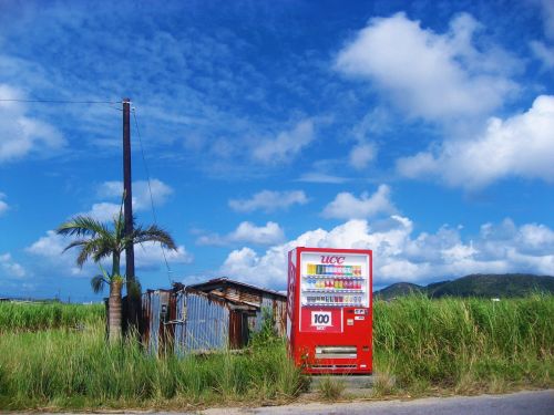 ishigaki island blue sky vending machine
