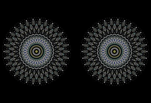 islamic background  kaleidoscope  mandala