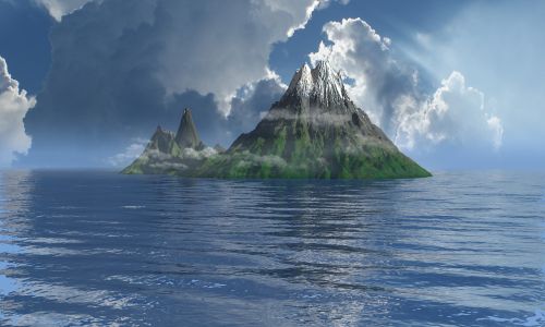 island mist ocean