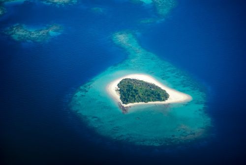 island nature sea