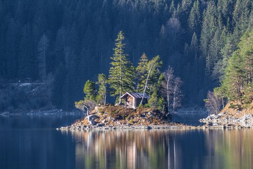 island  landscape  water