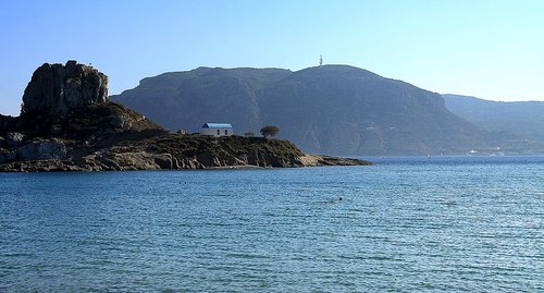 island  sea  landscape