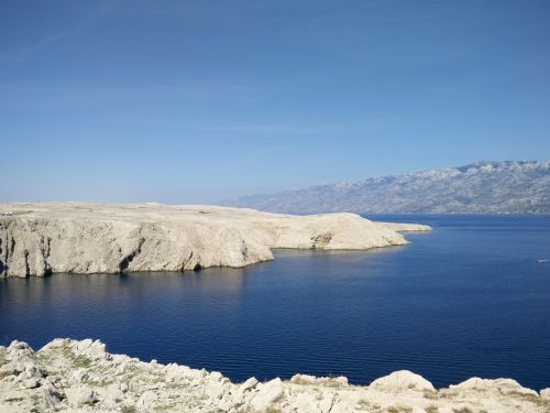 island pag adriatic sea croatia