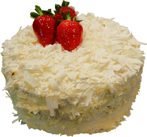 isolated white chocolate cake cake