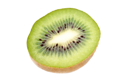 isolated kiwi fruit