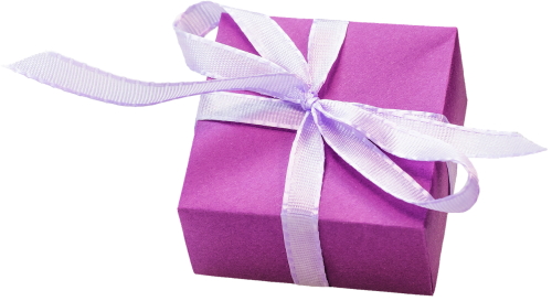 isolated gift pink